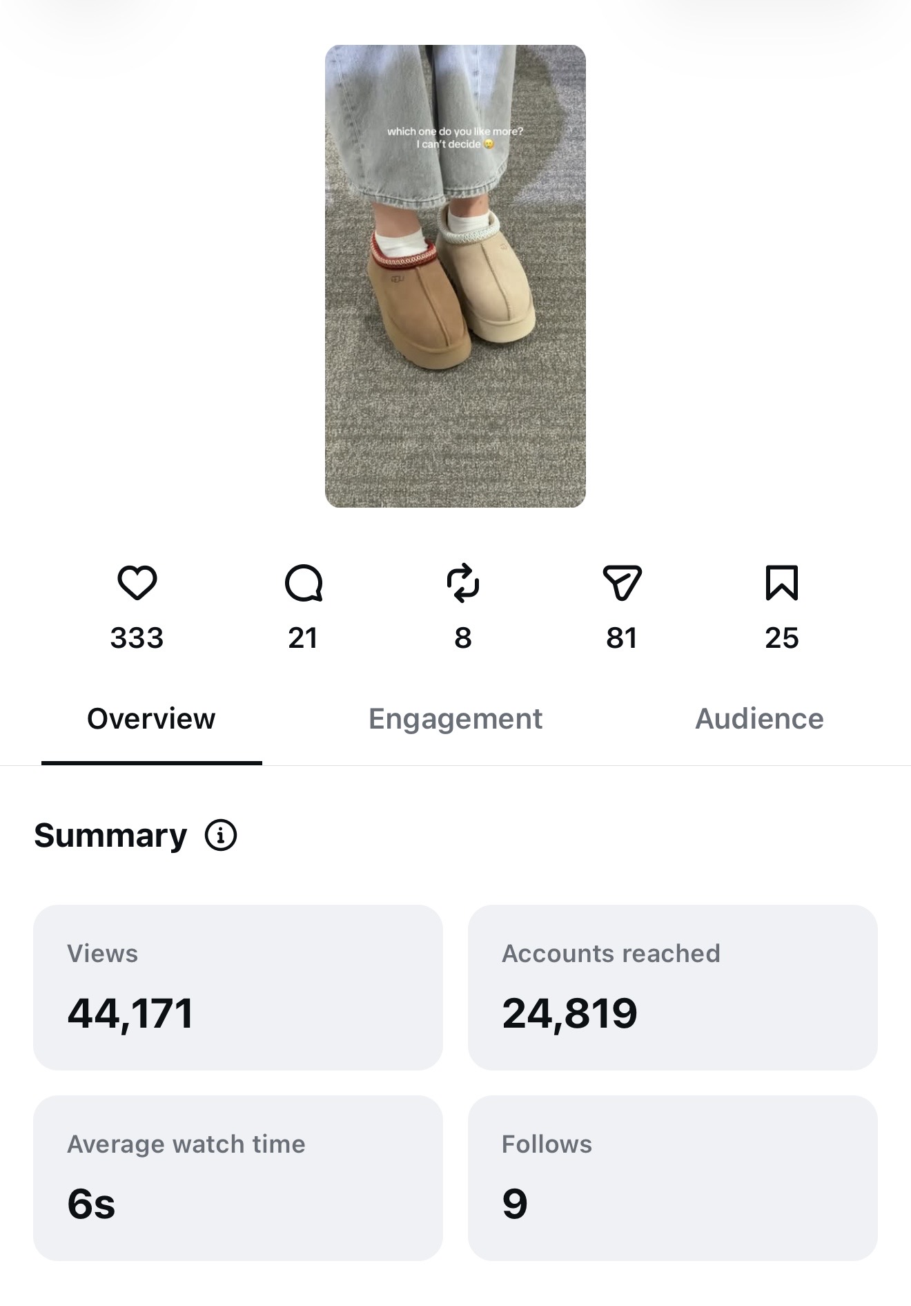 Instagram result